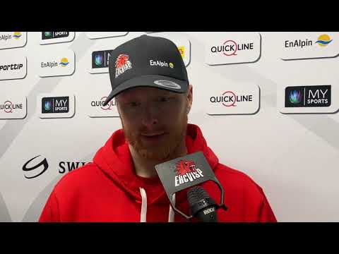Interview mit Linus Klasen zum Spiel EHC Visp - EVZ Academy (2:4)