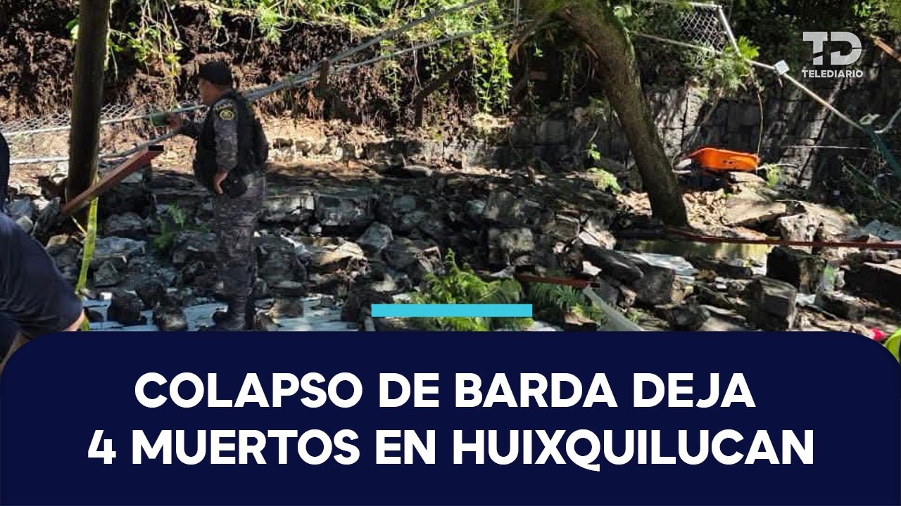 Barda en construcción se derrumba en Lomas de Tecamachalco, hay 4 muertos y 4 heridos