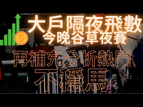 琴晚大戶隔夜早飛買左幾隻被低估嘅冷門/分析今晚幾匹熱門不穩馬（2021年11月17日 谷草夜賽）