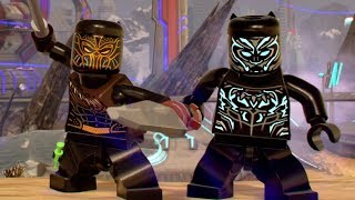 All Black Panther Movie DLC Characters Unlocked - LEGO Marvel Super Heroes 2