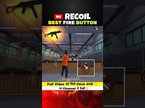 No Recoil Secret Fire Button in Free Fire 😱 #shorts #attitudegamers