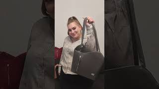 Elegantní středně šedá kabelka a batoh 2v1 Emily - video recenze | ELEGANTISIMO.cz