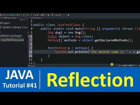 Java Tutorial #41 - Java Reflection with Examples in Java Programming