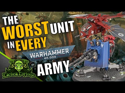 The WORST Unit in EVERY 40k Army | Warhammer 40k Tactics & Reviews