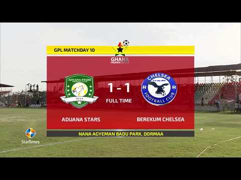 Footy-GHANA.com :: Match Highlights: Aduana Stars 1-1 Berekum Chelsea | #GHPLwk10
