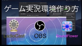 OBSを使ってゲーム配信する方法！（SoundFlower、LadioCast）【Mac】（改善版）