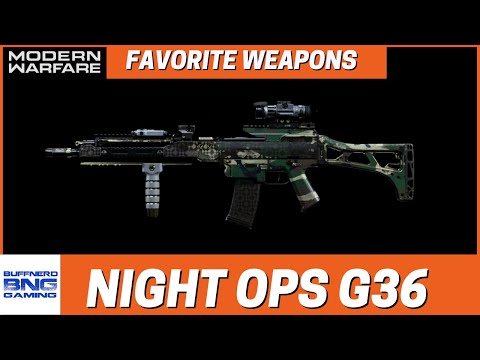 G36 Night Operations - Favorite Weapons - Call Of Duty Modern Warfare