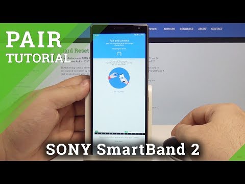How to Pair Sony SmartBand 2 with Smartphone