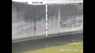 新砂水門 外水側