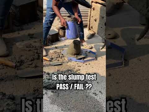 Is the slump test pass or fail !?? #slumptest #concrete #bulldozer #crane #lorry #yash #lulu