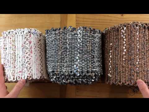 Weaving Plastic Bags - Choosing Materials