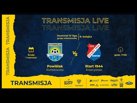 Powiślak Końskowola - Start 1944 Krasnystaw 1:2 (zapis live) | Sezon 2021/2022