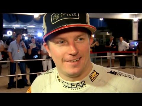 Kimi Raikkonen Interview after Abu Dhabi GP Win