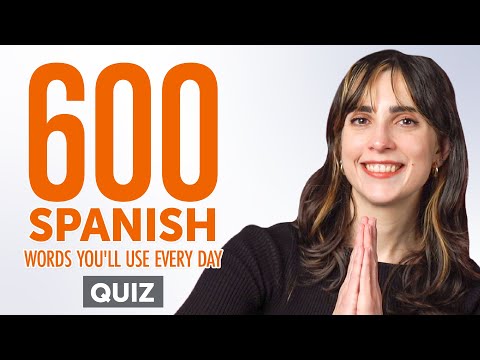 Quiz | 600 Spanish Words You'll Use Every Day - Basic Vocabulary #100