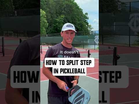 How To Split Step In Pickleball😯