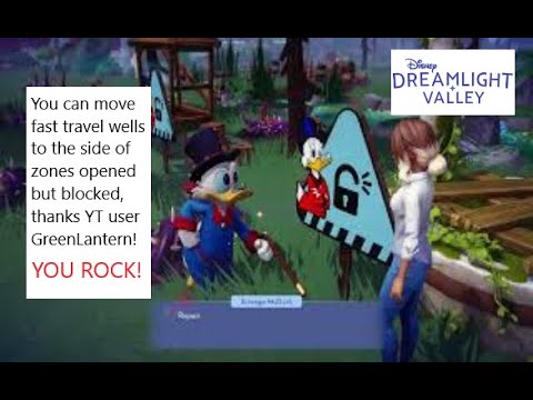 Disney Dreamlight Valley Tip for getting behind zones' barriers (great for mushrooms)