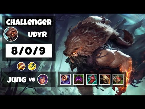 Udyr Jungle S11 11.6 Challenger Replay (8/0/9) - KOREAN