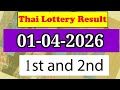 Thailand Lottery Result Today 1 April 2026 Thai Lottery Result Today 2026 Thailand Lottery Result
