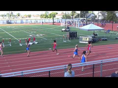 FSG 100m Heat 1 vs Fountain Valley on 3-27-19