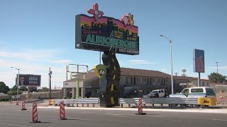 Issue with guard rails on Albuquerque welcome sign leads to months-long road closures
