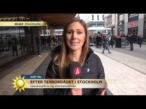 Maria Forsblom: Många tar omvägen förbi attentatsplatsen" - Nyhetsmorgon (TV4)