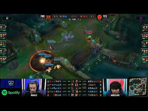 Rekkles trolling the fight | FNC vs. TES | Quarterfinals | 2020 World Championship