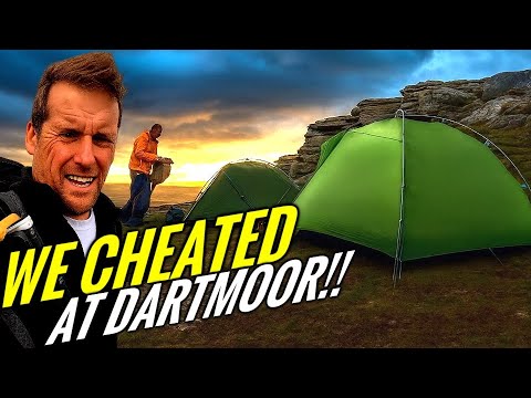 Jak OSZUKAĆ W DARTMOOR: Leniwy, mokry i wietrzny, niedrogi namiot na dziko