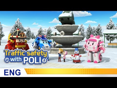 販運安全與Poli｜#19.雪天安全規則。 (Trafficsafety with Poli | #19.Snowy day safety rules)