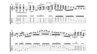 Joe Pass Misty Solo Jazz Guitar Transcription