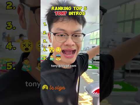 RANKING TOP 5 TONY INTROS 🤣