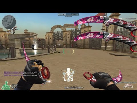 Crossfire NA 2.0 : Dual Karambit Cherry Blossoms - Hero Mode X - Zombie V4