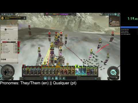 Total War: Warhammer 2 Malekith: Circlet of Iron Speedrun in 3:23