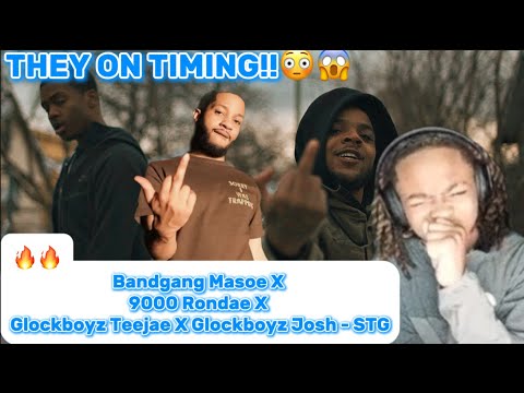 THEY ONNAT!  Bandgang Masoe X 9000 Rondae X Glockboyz Teejae X Glockboyz Josh - STG(Official Video) 