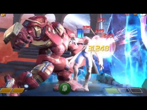 Hulkbuster: 3.4 mil damage in 170 hits. Prefights explained. Mcoc