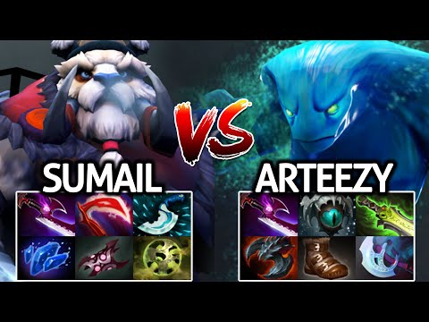 ARTEEZY Morphling Carry VS SUMAIL Randomed Mid Hero Dota 2