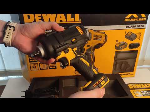 Гайковерт ударный аккумуляторный бесщёточный DeWALT DCF891P2G Гайковерт ударный аккумуляторный бесщёточный DeWALT DCF891P2G