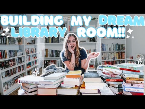 ✨Building My Dream Library Room! ✨ Library Tour!📚