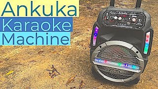 Karaoke Anyone? Great Machine With Subwoofers & Colorful Lighting By Ankuka!