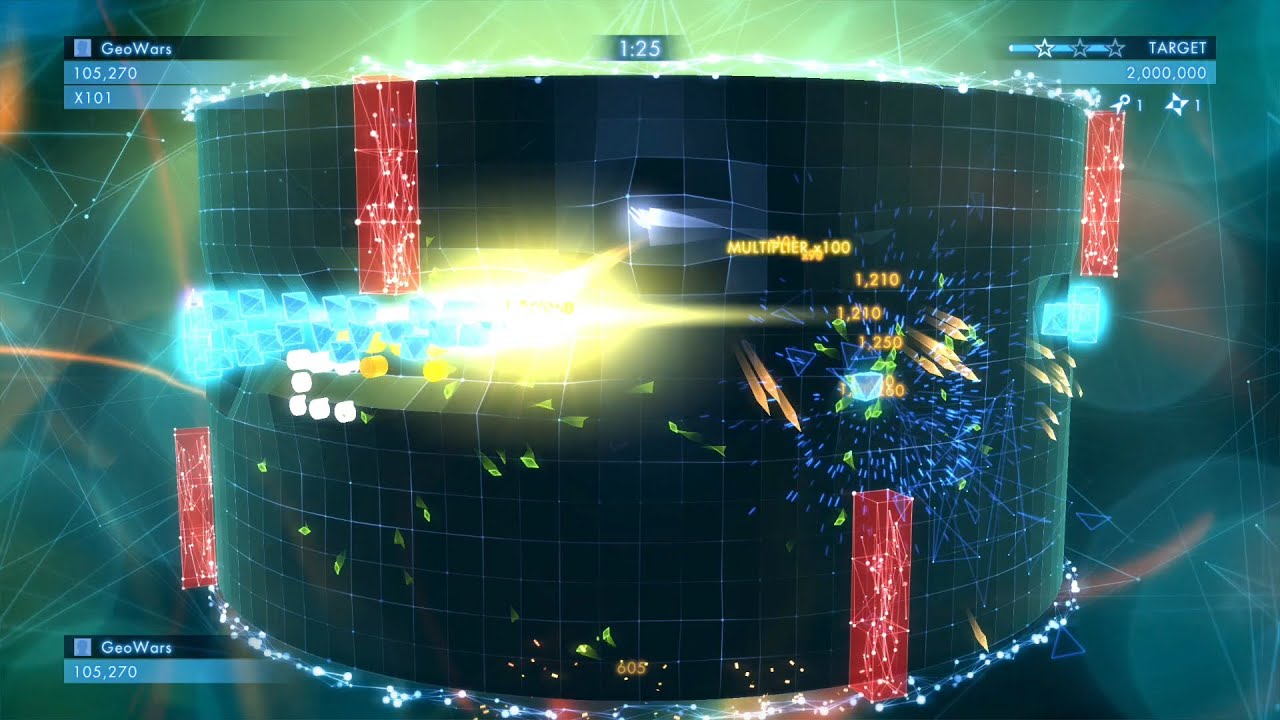 Geometry WarsÂ³: Dimensions Evolved Official Trailer - YouTube