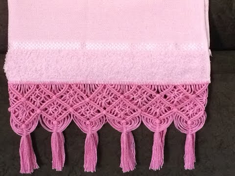 Macramé - Barrado simples e fácil