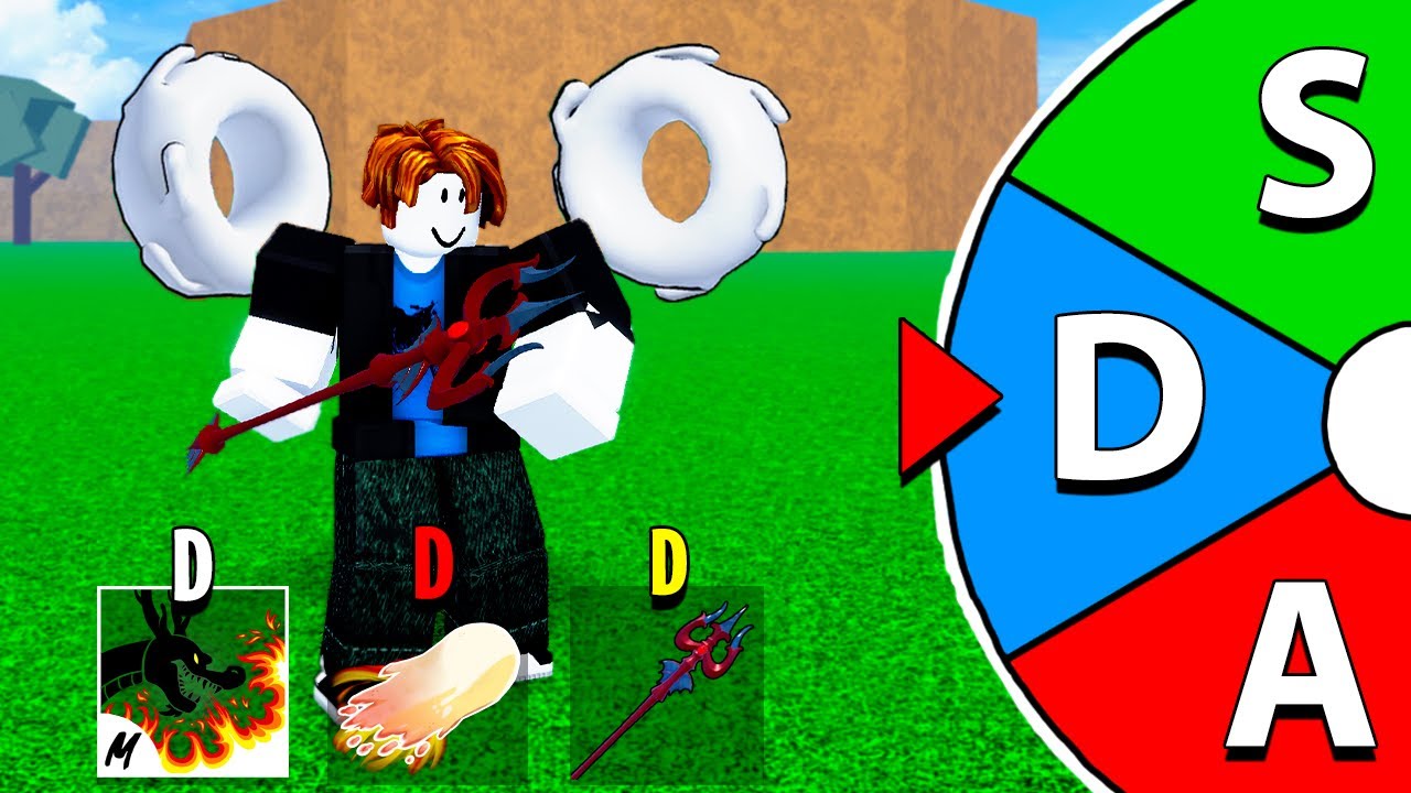 Random Letter Decides my Build for 50 Hours in Blox Fruits