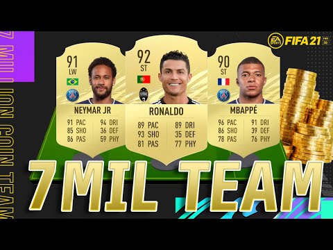 FIFA 21 INSANE 7 MILLION COIN SQUAD BUILDER!! FIFA 21 Ultimate Team