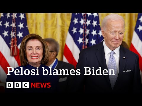 Video | Nancy Pelosi blames Joe Biden for Democrats’ election loss | BBC News