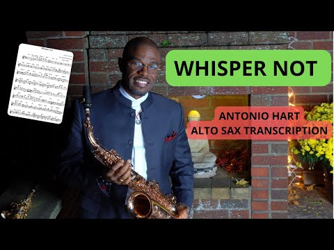 Whisper Not  - Antonio Hart Alto Sax Solo TRANSCRIPTION