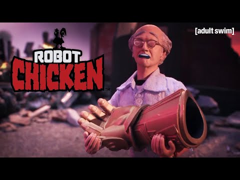 Larry David Joins the Avengers | Robot Chicken | adult swim