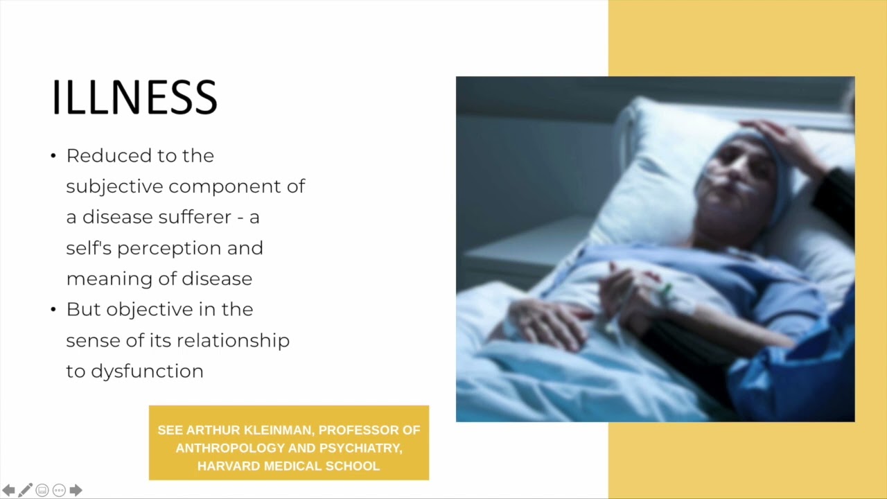 Concepts of Disease & Illness