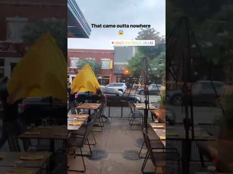Storm hits Gung Ho's Patio