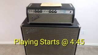 Video thumbnail for New Amp Day - 1968 Silverface Bassman by Humbucker!