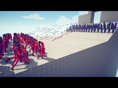 Shield Wall vs Archers Army - TABS - Totally Accurate Battle Simulator