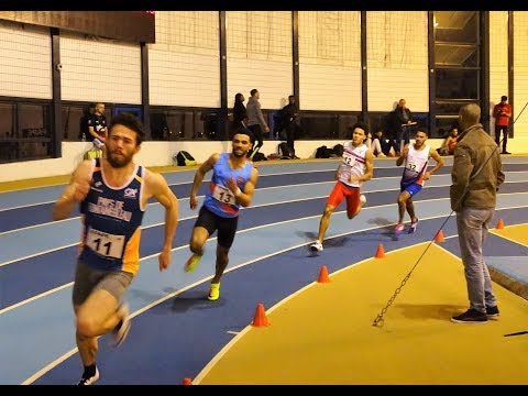 400m ESM - Finale 4 Championnats régionaux en salle Espoirs Seniors  EAUBONNE, 20/01/2018